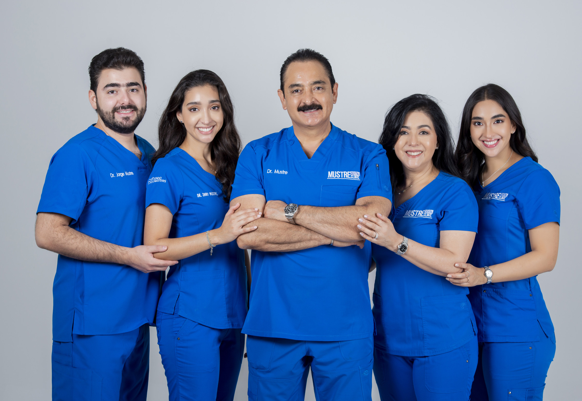 The Mustre Dental Clinic team in Nuevo Progreso, Tamaulipas